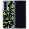 Adult Swim Rick and Morty Portal Pattern Galaxy Z Fold6 Clear Case